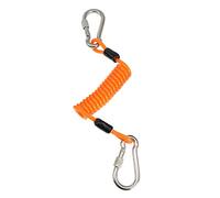 Retractable Scuba Diving Lanyard Camera Rope Wire Strap, Heavy Duty Underwater Tether Rope for Hunting, Sea Fishing, Boating, Camping, Orange
