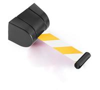 Retractable Security Barrier 6.56ft Expandable Crowd Control Wall Barrier with Accessories Adjustable Queue Management System (Color: A)
