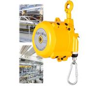 Retractable Self-Locking Spring Balancer, Spring Balancer for Assembly Lines Automotive Industrial 1.5m Rope 1-200kg Load Capacity(120-140kg)