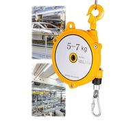 Retractable Self-Locking Spring Balancer, Spring Balancer for Assembly Lines Automotive Industrial 1.5m Rope 1-200kg Load Capacity(5-7kg)