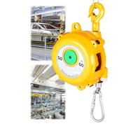 Retractable Self-Locking Spring Balancer, Spring Balancer for Assembly Lines Automotive Industrial 1.5m Rope 1-200kg Load Capacity(50-60kg)