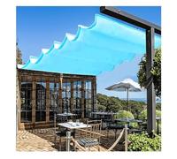 Retractable Shade Sails for Outdoor Pergola - Waterproof Canopy Kits with Slide Wire Awning Cover for Deck Porch Patio and Roof - Durable Replacement Solution