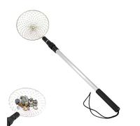 Retractable Shark Tooth Sifter And Scoop Shovel - Adjustable Beach Shell Scooper Tool For Collecting Shark Teeth, Sea Glass, And Shells, Durable Sand Sifter For Kids, Adults