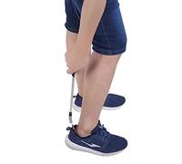 Retractable Shoe Horn, Stainless Steel Extra Long Handled Shoe Horn for Elderly People Pregnant Woman and Move Inconvenient Person