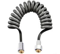 Retractable Shower Hose Designed For Bidet Spray Applications With 5 Meter Max Extension And Hot Cold Water Support(C)