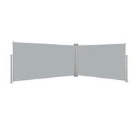 Retractable Side Awning 160x600cm Grey Outdoor Windscreen Sunshade vidaXL