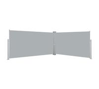 Retractable Side Awning 160x600cm Grey Outdoor Windscreen Sunshade vidaXL