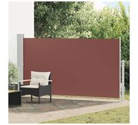 vidaXL Patio Retractable Side Awning 170x300 cm Brown, Brown