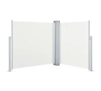 Retractable Side Awning Cream 100cm Garden Sun Privacy Screen Sunshades vidaXL