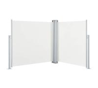vidaXL Retractable Side Awning Cream 100cm Garden Sun Privacy Screen Sunshades