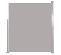 vidaXL Patio Retractable Side Awning 140x500 cm Grey, Grey