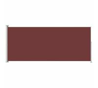 vidaXL Patio Retractable Side Awning 180x500 cm Brown, Brown