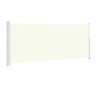 Patio Retractable Side Awning 200x500 cm Cream