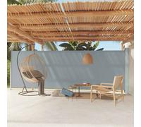 (grey, 180 x 600 cm) vidaXL Retractable Side Awning Garden Privacy Screen Balcony Outdoor Screen