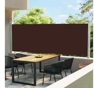 vidaXL Patio Retractable Side Awning 160x600 cm Red UK HOT