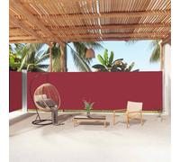 vidaXL Retractable Side Awning Brown 180x1000 cm UK
