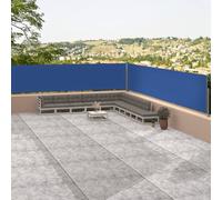 (brown, 117 x 1200 cm) vidaXL Retractable Side Awning Garden Privacy Screen Multi Colours Multi Sizes