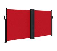 vidaXL Retractable Side Awning Brown 120x1000 cm, Brown