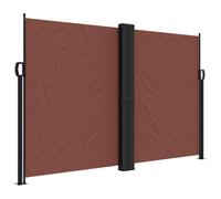 Retractable Side Awning Cream 160x1000 cm 100% Polyester PU Coated Waterproof UV