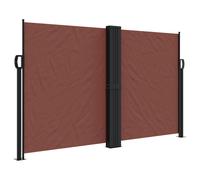 (cream, 140 x 1200 cm) vidaXL Retractable Side Awning Outdoor Privacy Screen Balcony Sunshade Shelter