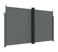 (black, 200 x 600 cm) vidaXL Retractable Side Awning Outdoor Privacy Screen Balcony Sunshade Shelter