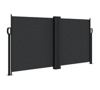 (anthracite, 120 x 1200 cm) vidaXL Retractable Side Awning Outdoor Privacy Screen Balcony Sunshade Shelter