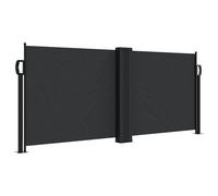 (terracotta, 100 x 1000 cm) vidaXL Retractable Side Awning Outdoor Privacy Screen Balcony Sunshade Shelter