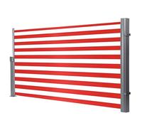 Retractable Side Awning Outdoor Waterproof & UV-Resistant Adjustable Height 47-67in Length 79-236in Perfect for Patio Deck Balcony (59x157in)