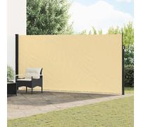 Retractable Side Awning Sand 300 x 200 cm Polyester with Steel Frame Patio Shade