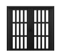 Retractable Sliding Acrylic Glass Folding Door with Handle, Complete Hardware Included, Ideal for Kitchen, Bedroom, Narrow Closet, Hallway, Doorway Space Saving Solution