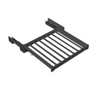 Retractable Sliding Drawer in Aluminum Alloy for Laundry Space-Saving Under Furniture Drying Rack Above Washer (Black 450 x 660 mm)
