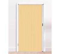Retractable Sliding Metal Frame Screen Door, Multifold Folding Accordion Gate Room Divider for Home Privacy and Space Management