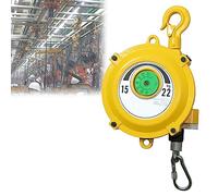 Retractable Spring Balancer with 1.5m Wire Rope and Hook - Ideal for Assembly Line/Workshop/Automotive Equipment(15-22kg)