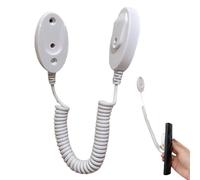 Retractable Spring Cable Remote Lock | Anti-lost Security Lock with Steel Wire Perfect for Controllers and Small Devices to Prevent Theft and Theft