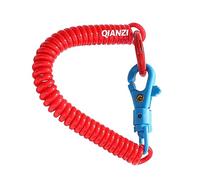 Retractable Spring | Cord Lead Coil Spring | Wrist | Retractable Anti-Lost Keychain for Cell Phone Key Chain (7 Color)