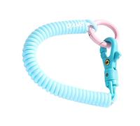 Retractable Spring | Cord Lead Coil Spring | Wrist | Retractable Anti-Lost Keychain for Cell Phone Key Chain (7 Color)