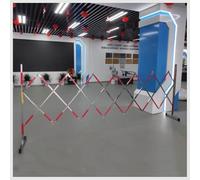 Retractable Stainless Steel Barricade, Expandable Folding Security Fence for Outdoor Crowd Control, Ideal for Road Garage and Building Site Safety