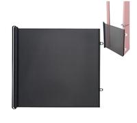 Retractable Stair Gate,Extra Tall Wider Mesh Gate,No Drill Hook Fix,One Handed Operation,Walk Through No Trip,Extra Tall Anti Jump Screen,Baby Pet For Doorways Hallways,Indoor Outdoor(78*150cm,Black)