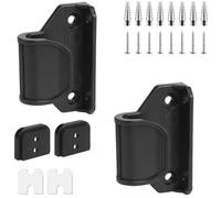 Retractable Stair Gate Fittings Kit, Extra Tall Pet Gates, baby Gate Hooks | Retractable Baby & Pet Stair Gate, 2 Latches, 2 Brackets & 1 Set Screws Included, Expansion Tubes for Repair & Replacement