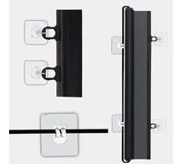 Retractable Stair Gate For Babies Pets, Black Baby Gate No Drilling, Baby Gate For Kitchen Doorways Hallways Outdoor, Non Screw Baby Gate For Cat Dog Toddler, Extendable Screen Fence