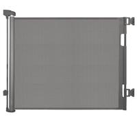 Retractable Stair Gates for Dogs, Extends Up to 59" Wide, 34" Tall,One Handed Operations, Gate for Stairs/Doorways/Hallways(Grey/250cm)