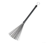 Retractable Steel Wire Jazz Drum Brushes 36cm with Anti-Slip Plastic Handle for Drum Set Cajon Rock Jazz Percussion Pair(1PC)