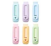 Retractable Stick Erasers, 6 Pieces with Case | Colourful School Items for Art School Sketches Study, for Art Sketches Study Office Classroom