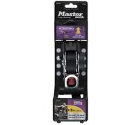 Retractable Strap 3M X 25Mm With Hooks Auto Winding MASTER LOCK