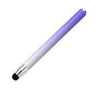 Retractable Stylus Pen,Online Classroom Learning Machine Capacitive Touch Pen for Teaching and Lecturing (White Purple)