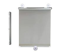 Retractable Suction Cup Roller Blinds No Drill Blackout Shades for Privacy UV Protection for Doors & Windows Easy Installation Adjustable Width Modern Design