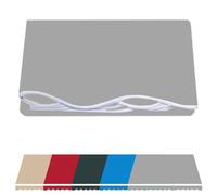 Retractable Sun Awning Replacement Tarpaulin Outdoor Grey Polyester Fabric for Balcony & Window Awnings 7 x 2.5 m& Weather-Resistant Cover