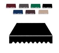 Retractable Sun e ning Cover 11.5x10ft Outdoor Patio Shelter Replacement Fabric Blue Black Khaki Canvas UV Protect Easy Install Weather Resistant 4x2.5m/13x8ft
