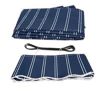 Retractable Sun Shade Awning Replacement Top Cover(only Fabric) Outdoor Waterproof Canopy 100% 300g Ployester with Front Valance for Window Door(Size:20x10ft,Color:B)