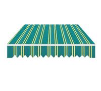Retractable Sun Shade Canopy with ValanceUV Protection for Balcony & Patio Durable Fabric Perfect Outdoor Sunshade for Garden & Deck Spaces.
